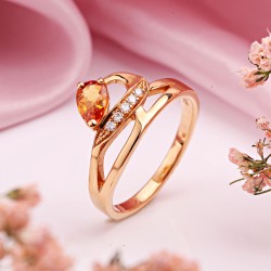 Goldring 585 mit Diamanten