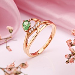Goldring 585 mit Diamanten