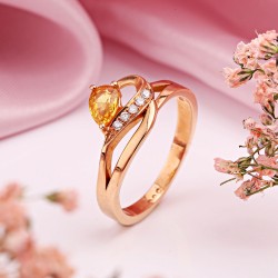 Goldring 585 mit Diamanten