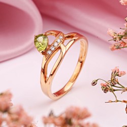 Goldring 585 mit Diamanten