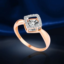  Goldring mit Brillant