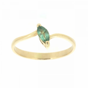 Goldring mit Smaragd
