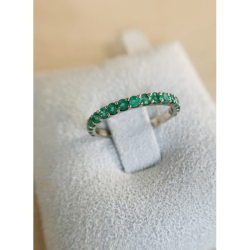 Goldring mit Smaragden "Drom"