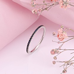 Gianni Lazzaro Goldring mit Saphir Weißgold 585