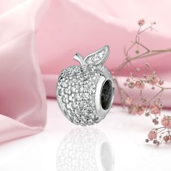 Серебряная подвеска-туннель. Фианиты