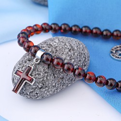 Silberarmband 925 mit Bernstein