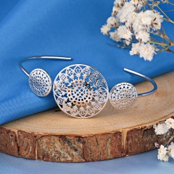 Silberarmband mit Gold