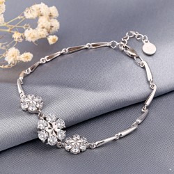 Silberarmband mit Zirkonia 925