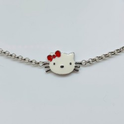 Kinderarmband "Kitty" aus Silber