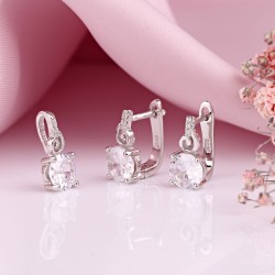 Silberset mit Swarovski&reg; & Zirkonia