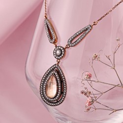 Vergoldeter Silbercollier 925