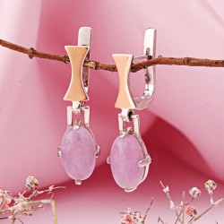Silberohrhänger 925º mit Gold in Deutschland kaufen Amethyst