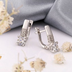 Silberohrringe Swarovski® Zirkonia kaufen SOKOLOV