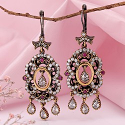Silberohrringe orientalisch