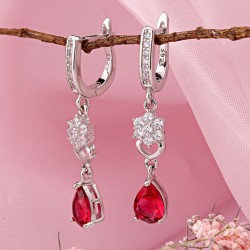 Hängeohrringe Silber mit Zirkonia kaufen