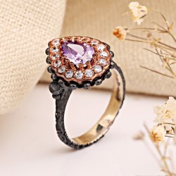 Silberring 925 mit Amethyst