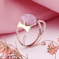 Silberring mit Gold in Deutschland kaufen Amethyst
