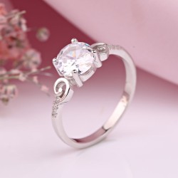 Silberring mit Zirkonia & Swarovski&reg;