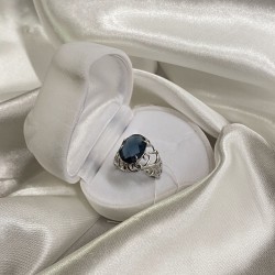Silberring London Topas