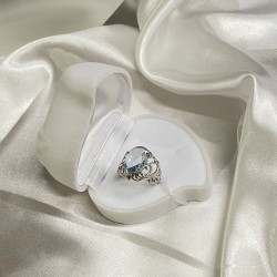 Silberring "Azur". Blauquarz