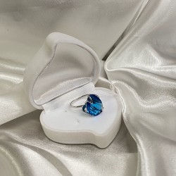 Silberring "Swiss Blue"