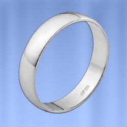 Ehering Trauring Weißgold 585
