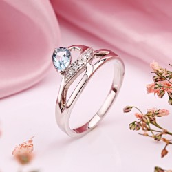 Weißgoldring 585