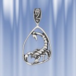 Знак Зодиака из Серебра "Скорпион"