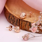 Серьги из красного золота 585