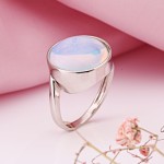 Купить серебряное кольцо Лунный камень