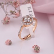 Goldring. Diamanten