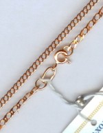 Russian red gold Chain Rombo 2 50