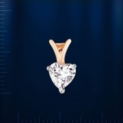 Anhaenger mit Swarovski® Kristallen. Gold