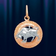 Золотой Знак Зодиака Телец