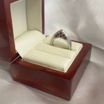 Серебряное кольцо "Оригинальное". Фианиты