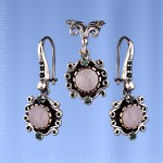 Silberset mit Mondstein 