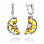 Silberohrhänger 925º mit Bernstein in Deutschland kaufen