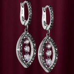 Earrings mit Diamanten