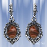 Ohrringe mit Serdolik