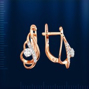 Goldohrringe 585 Russisches Gold