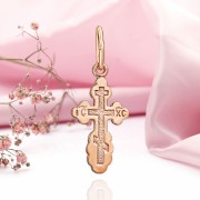 Vergoldetes Silber 925 Kreuz