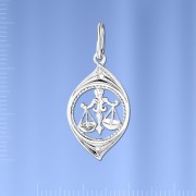 Sternzeichen aus Silber "Waage"