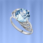 Silberring mit Topas