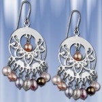 Ohrhaenger "Prinzessin" aus Silber 925 mit Perle