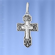 Kreuzanhaenger russisches Sterling Silber