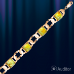 Armband russisches Gold mit Bernstein