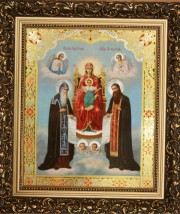 Богородица Печерская икона в раме