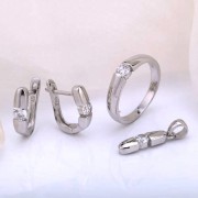 Silberset mit Fianiten