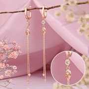 Gold-Ohrhänger aus 585er Rotgold in Deutschland