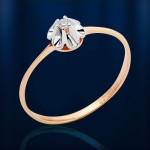  Goldring mit Brillanten